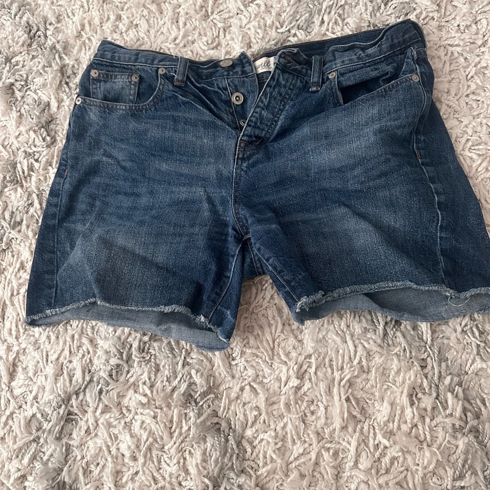 Madewell Dark Blue Jean Shorts